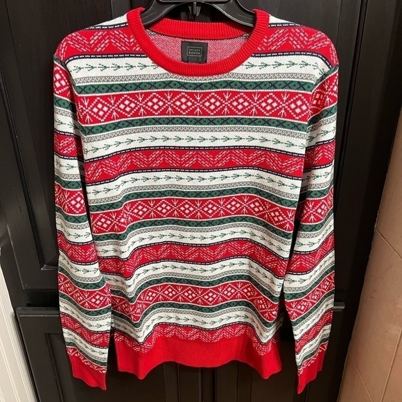 14th & Union Men’s Holiday Fair Isle Sweater (Nordstrom) NWT - Picture 2 of 6